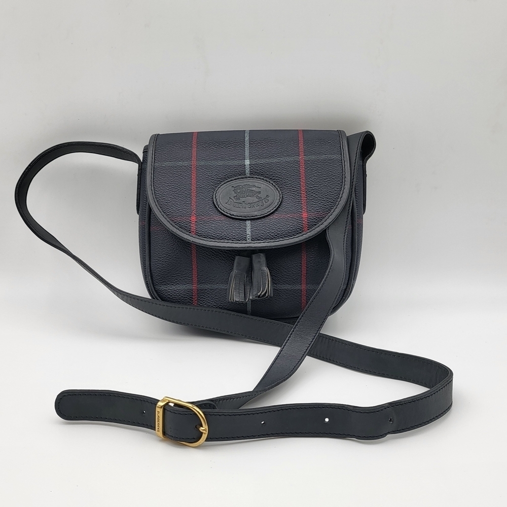Burberry Borse Turchino Marina Nova Check Crossbody Shoulder Bag..Authentic..